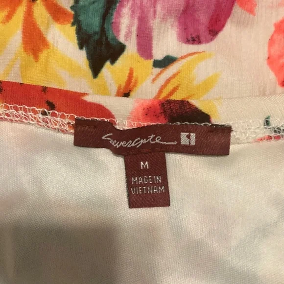 Charlotte Russe Multicolor Floral Maxi Dress with matching Sandals - Picture 7 of 9